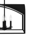 thumbnail image 4 of Hunter - Dukestown 8-light Natural Black Iron, Extra Large Chandelier, Dimmable, Formal Style, Linear Shaped, for Bedrooms, Dining, Living Rooms - 19732, 4 of 9