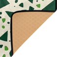 thumbnail image 3 of Yayeee Area Rugs for Living Room 5.2'x4' Non Slip Washable Bedroom Floor Carpet, Green Triangles Pattern, 3 of 5