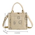 thumbnail image 4 of Bolsos Cruzados Bolsos cruzados para mujer Bolso pequeño de pana lindo Bolso de mano Hobo (Estilo Tres) Likrtyny Para Estrenar, 4 of 4