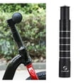 thumbnail image 1 of Extensor de vástago de horquilla de bicicleta de aleación de aluminio, elevador de vástago de bicicleta MTB, elevador de manillar apto para vástago de 210 mm Macarena Elevador de manillar de bicicleta, 1 of 8