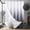 Ombre Matte Black, variant on Navy Blue Shower Curtain and Liner Ombre Waffle Fabric Shower Curtains and Liner Set Dark Blue and White Curtain Set with Hooks,Heavyweight Fabric Indigo 72 x 72