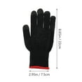 thumbnail image 5 of OUNONA 2 Pairs Black Gaming Gloves for Mobile Phones, Touchscreen Friendly, Sweat-Absorbing Finger Sleeves, Comfortable and Lightweight Fit, 5 of 6