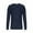 Dark Blue, variant on ZCFZJW Men's Crewneck Pullover Sweater Fall Lightweight Casual Waffle Textured T-Shirs Long Sleeve Cable Knit Sweater Tops Beige L