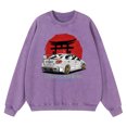 thumbnail image 4 of Sudadera con capucha de algodón para hombre, estilo vintage, desgastado, lavado, cultura JDM, Subaru, vehículo de alto rendimiento, ropa informal cálida, 4 of 4