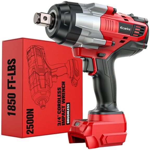 3/4" Impact Wrench for Milwaukee 18V Battery: 1850FT-LBS(2500N.m) High Torque Impact Driver, 4-Speed Heavy Duty Cordless Impact with Auto-Stop Reverse for Car/Truck/Home/Mower(No Battery)