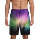 thumbnail image 1 of Balery Northern Lights Pantalones cortos de pijama de punto de algodón para hombre con cinturilla y bolsillos-XX-Large, 1 of 6