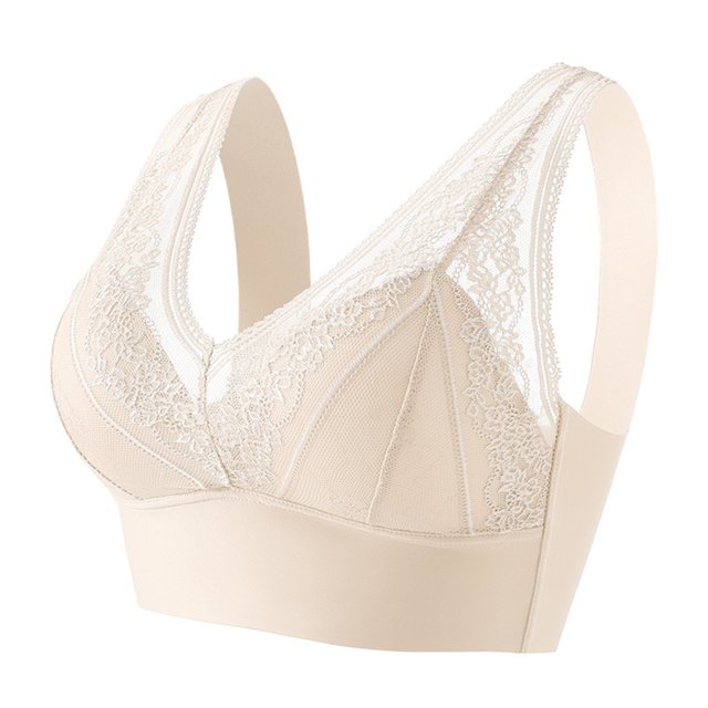 B91xZ Soutien-Gorge Léger Confort pour Femmes Soutien-Gorge de Sport en Mousse Réglable, Beige m