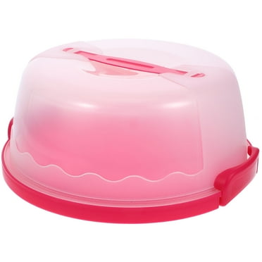 Houderco Cake Carrier Rosy 1Pack 11.40X11.40X5.31in