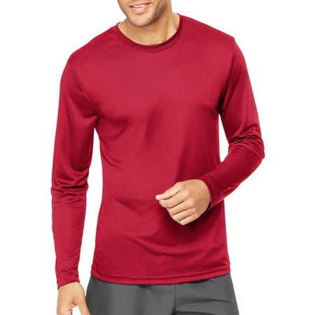 Hanes Sport Big Men's Long Sleeve CoolDri Performance Tee (50+ UPF)