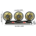 thumbnail image 3 of JilgTeok Experience High Wind Power with Our Usb Interface Multifunctional Three Head Electric Fan, 3 of 3
