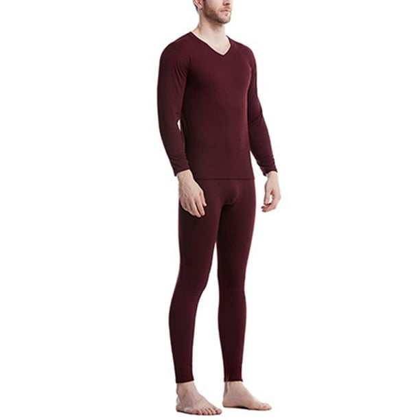 UKAP Mens Classic Thermal Underwear Set Long Sleeve Bottom Boys