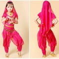 thumbnail image 4 of Huowey Children Belly Dance Girl Performance Sets Cozy Dailywear, 11-12 Years, 4 of 5
