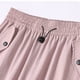 thumbnail image 2 of Gibobby Pantalones de trabajo para hombre Pantalones cargo a la moda para mujer, pantalones con cordón y dos prendas, pantalones deportivos drapeados de pierna ancha(Rosa,G), 2 of 5
