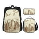 thumbnail image 1 of Easygdp New York Mochila para Niños y Niñas con Set de Caja de Almuerzo y Estuche para Lápices 3 en 1, Mochila Escolar Estampada para Adolescentes, 1 of 7