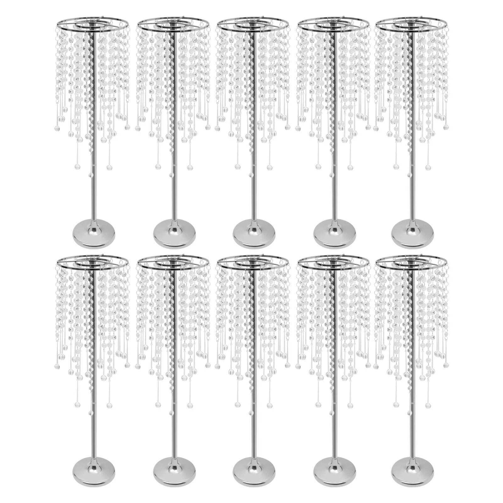10* Wedding Flower Stands, Silver Flower Stand, Wedding Flower Stand, Flower Arrangement Stand