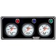 thumbnail image 3 of Quickcar Racing Products QRP61-6712 3 Gauge Panel Assembly with Warning Lights - OP-WT-FP, Black, 3 of 4