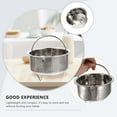 thumbnail image 2 of EeaseCA Multi-use Vegetable Steamer Stainless Steel Steaming Basket For Vegetable Dumpling, 2 of 7