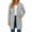 BA01_Light Gray, variant on Resicozy Long Hoodies for Women Zip Up Double Zipper Solid Color Jacket Tunic Sweatshirts Fall Winter Fashion Clothes Light Gray S