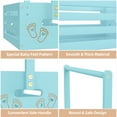 thumbnail image 2 of BambooHomie Baby Shower Crate Closet, Baby Baskets Box with Hangers Handle for Newborn, Welcome Pregnancy Gift Basket for New Parents (Blue, Large Size), 2 of 7