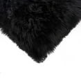 thumbnail image 2 of 12" x 20" Black Sheepskin Pillow, 2 of 2