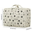 thumbnail image 5 of Clearance Under $5! InsCrazy Clothes and Quilt Storage Bags Quilt Clothes Clothing Luggage Thickened Waterproof Storage Basket for Bedroom Clothes Comforter Blankets and Pillows, 5 of 6