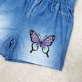 thumbnail image 7 of PureChapter Infant Toddler Girls Butterfly Print Flying Sleeve and Matching Elastic Shorts 2PCS For Summer Outdoor, 7 of 7