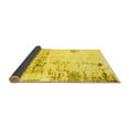 thumbnail image 2 of Ahgly Company Indoor Round Oriental Yellow Industrial Area Rugs, 4' Round, 2 of 4