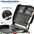 thumbnail image 4 of FORMRS Zipper Binder with Shoulder Strap 2-inch Ring 500 Sheet Capacity File Bag, Apple Leaves Pattern, 4 of 5