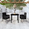 thumbnail image 5 of vidaXL Patio Dining Set Garden Furniture 3/5/7/9 Piece Multi Colors/Sizes, 5 of 51