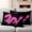 Pink, variant on Dragon Flames Outdoor Waterproof Pillow Covers, Orange Dragons Abstract Modern Art Decorative Square Throw Pillowcase Sofa Cushion Sham for Patio/Couch/Chair, 24"x24" 2 Pack