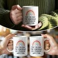 thumbnail image 5 of zilaii May You Have The Confidence Of A Mediocre Man 11 Oz White Novelty Coffee Mug, Funny Rainbow Ceramic Mug, Power Mug, Sassy Gifts, Feminist Gifts for Women, Inspirational Present for Friends, 5 of 6