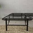 thumbnail image 2 of California King Size Steel Platform Bedframe - No Box Spring Required - Black - Bedroom, 2 of 7