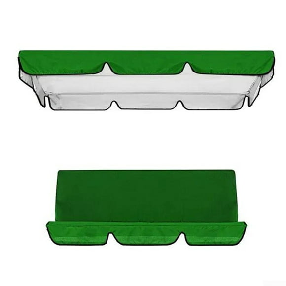 Garden Swing Canopy Seats Replacement Set 3 Seats Covers + Swing Canopy Cover