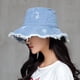 thumbnail image 5 of Sombrero de pescador vaquero de verano para hombre y mujer, con circunferencia de 56-58 cm, gorro de lavabo, gorro protector solar, parasol, 5 of 5
