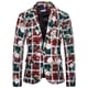 thumbnail image 1 of Chaquetas de Chaqueta de Navidad Para Hombres Estampado Slim Fit Abrigo de Traje Casual de Un Solo Pecho Odeerbi  ODB207409, 1 of 9
