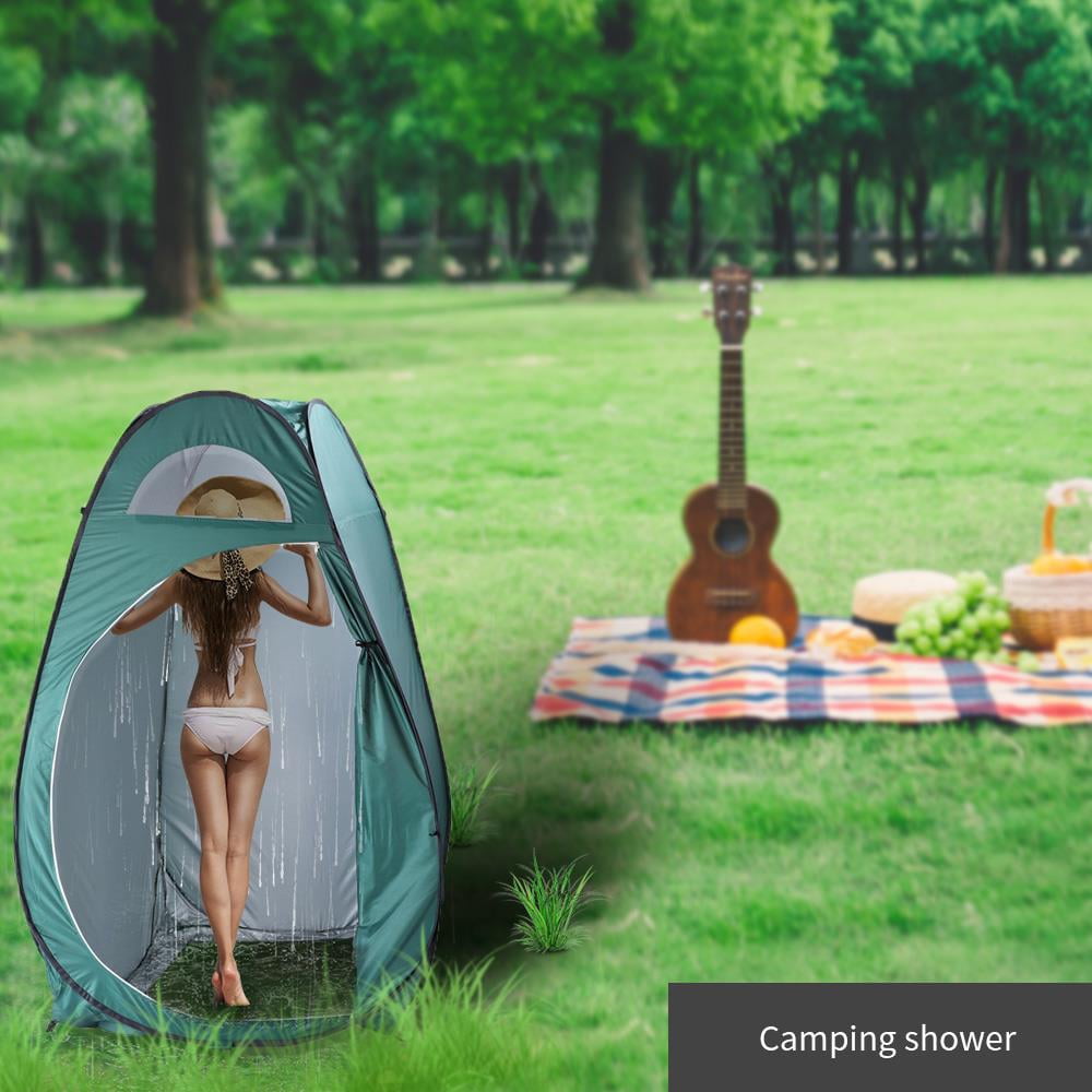 Zimtown Shower Tent Portable Pop up Camping Fishing Bathing Shower Toilet Changing Tent Room Army Green