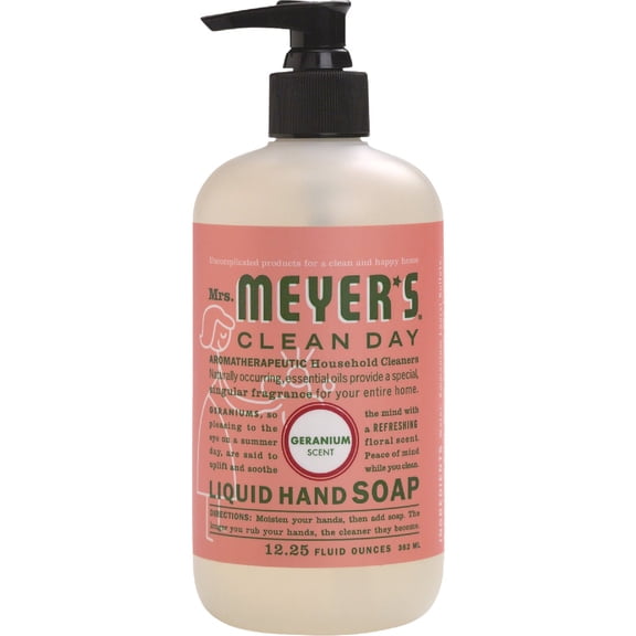 Liquid Hand Soap, Geranium, 12.5 oz, 2 pk