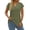 Army Green, variant on V-Neck T-shirts for Women Petal Sleeve Tunic Tops Summer Casual Womens Shirts