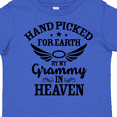 thumbnail image 4 of Inktastic Handpicked for Earth by My Grammy in Heaven with Angel Wings Boys or Girls Toddler T-Shirt, 4 of 5