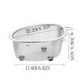 thumbnail image 3 of Stainless Steel Sink Drain Basket | Hanging Rack for Wet & Dry Separation | Kitchen Sink Organizer for Sponges & Utensils, 3 of 5