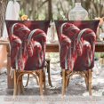 thumbnail image 5 of Decorative Chair Back Cover One Size x2 Chair Cover Dining Chair Slipcovers Chair Back Decoration Festival Chair Decoration Cartoon Christmas Candy Cane, 5 of 6