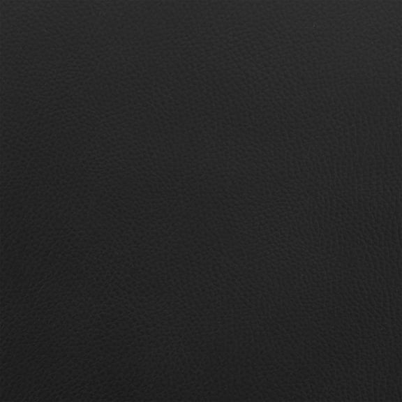 Black Faux Leather and Walnut Wood and Black Swivel Adjustable Bar Stool