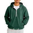 thumbnail image 3 of Gyexs Mens Hoodies Long Sleeve Casual Loose Fit Pullover Hooded Warm Sweatshirts Fall Fashion, 3 of 6