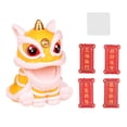 thumbnail image 2 of Figura de danza del león estilo decoración de mesa china de la suerte para regalo amarillo, 2 of 4