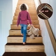 thumbnail image 5 of Gymax 15 PCS Slip-resistant Stair Mats 30'' x 8'' Non-Slip Stair Treads Carpet Brown, 5 of 10