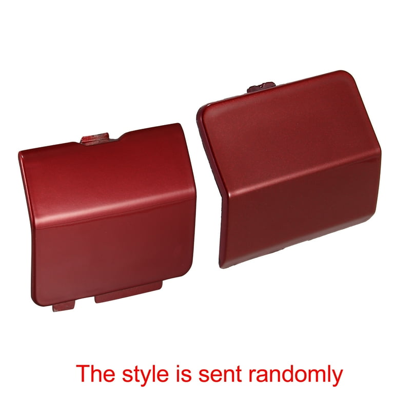 Red Rear Bumper Tow Hook Towing Eye Cover Cap Replacement Plastic