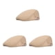 thumbnail image 3 of Jumpingount Gorros de malla para vendedor de periódicos, gorros de boina, gorros de de pato a la moda clásica Unisex, accesorios para el cabello, Beige 3Conjunto, 3 of 6