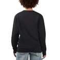 thumbnail image 2 of Women's G-III 4Her by Carl Banks Black Pittsburgh Penguins Metallic Drop Printed Fleece Sweatshirt, 2 of 3