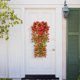 thumbnail image 4 of Flores artificiales de glicinia colgantes, orquídea violeta de seda, ajo, cesta de pared, decoración, enredadera floral artificial para el hogar, jardín, boda, fiesta, decoración interior y exterior,, 4 of 5