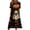 Black(Halloween Party Graphic), variant on Halloween Summer Dresses for Women 2026 Comfy Funny Halloween Pumpkin Cocktail Dresses Short Sleeve Renaissance Loose Fit Flowy Midi Halloween Costumes for Women Yellow XL